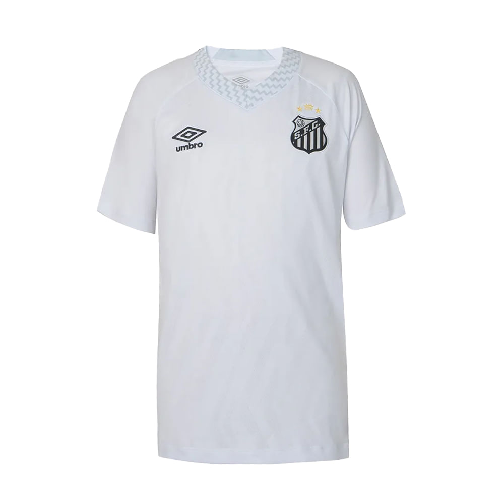 Umbro Camisa U37S03753-282 JV SANTOS OF1 25 BrancoCinza Poliester -3-